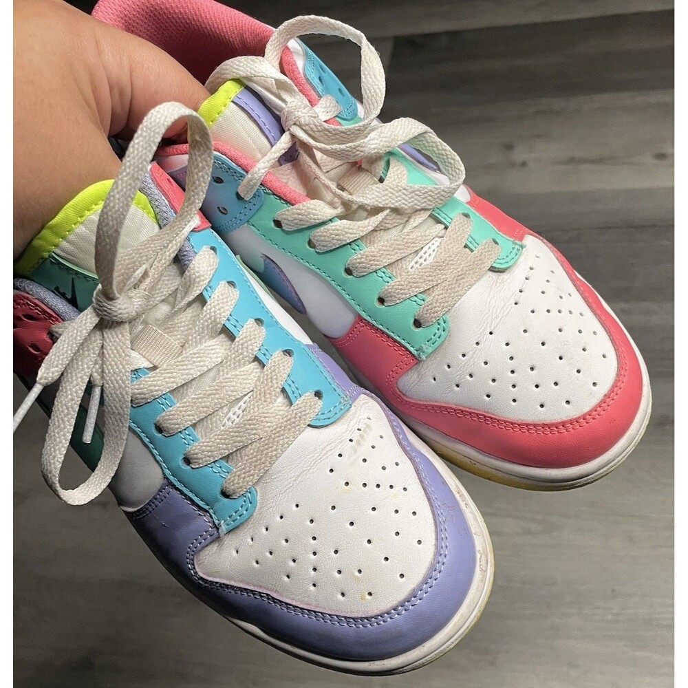 Nike Dunk Low SE Women’s “Easter Candy” Sneakers DD1872 US 8 - Picture 7 of 13
